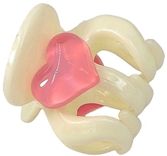 Haarkrebs Krabbe mit Herz beige - Lolita Accessories  — Bild N1