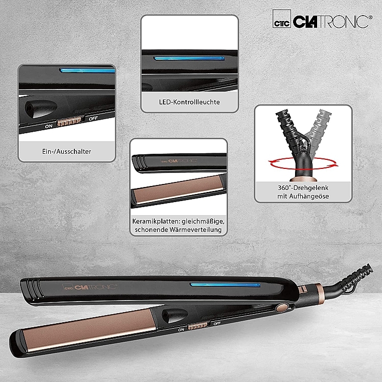 Haarglätter HC 3660 - Clatronic Hair Straightener — Bild N3