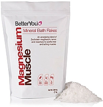 Düfte, Parfümerie und Kosmetik Reine Badeflocken zur Muskelentspannung mit Magnesium und energetisierenden ätherischen Ölen - BetterYou Magnesium Mineral Bath Flakes Lemon Rosemary