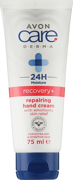 Regenerierende Handcreme für sehr trockene und empfindliche Haut - Avon Care Derma Recovery+ Repairing Hand Cream — Bild N1