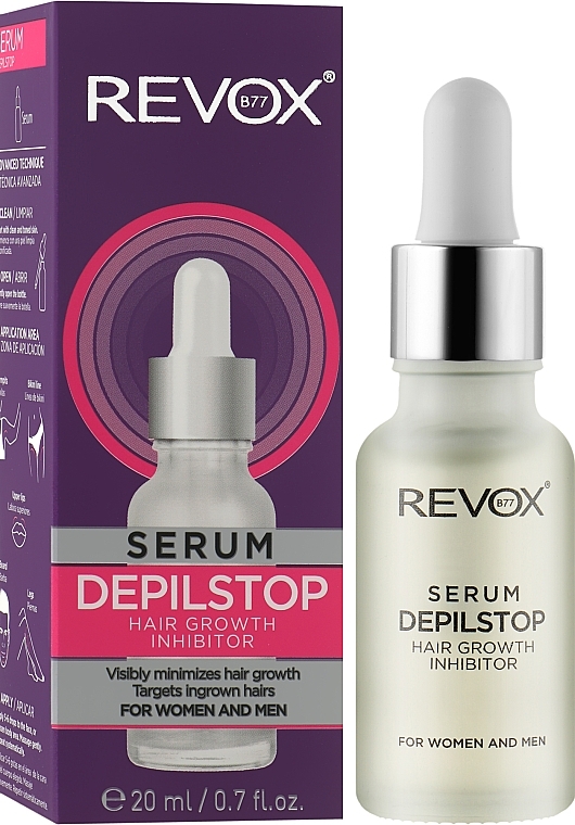 Serum gegen Haarwachstum für Achseln, Beine, Arme und Bikinizone - Revox Depilstop Serum — Bild N2