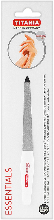 Saphir-Nagelfeile Größe 1040/6 - Titania Soligen Saphire Nail File