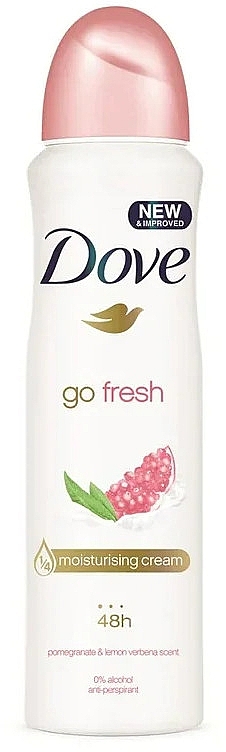 Antitranspirant mit Granatapfel und Zitronenverbene - Dove Go Fresh 48H Pomegranate & Lemon Verbena Deo — Bild N1