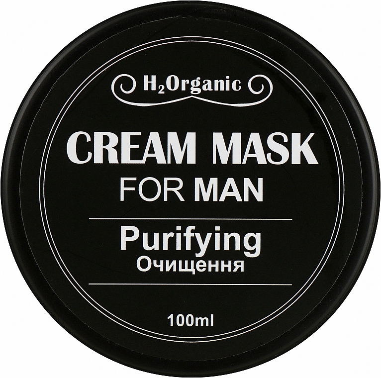 Creme-Maske für das Gesicht - H2Organic Cream Mask Purifying — Bild N1