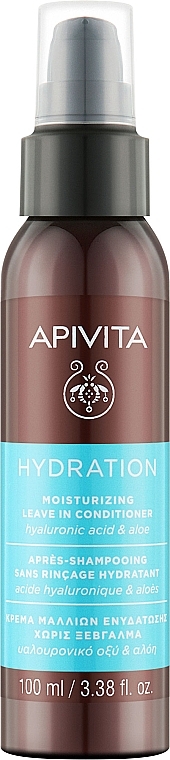 Leave-in feuchtigkeitsspendende Haarspülung - Apivita Hydration Moisturizing Leave In Conditioner — Bild N1