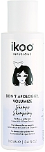 Düfte, Parfümerie und Kosmetik Volumengebendes Shampoo für dünnes oder sprödes Haar mit Baumwollmilch und Ingwerextrakt - Ikoo Infusions Don’t Apologize, Volumize Shampoo