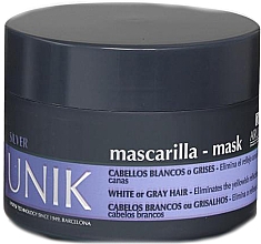 Düfte, Parfümerie und Kosmetik Feuchtigkeitsspendende und pflegende Maske für blondes oder graues Haar - Arual Unik Silver Mask