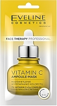 Düfte, Parfümerie und Kosmetik Ampullen-Creme-Maske mit Vitamin C für das Gesicht - Eveline Cosmetics Face Therapy Professional Ampoule Face Mask