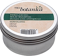 Seboregulierendes festes Haarshampoo mit Brennnessel, Minze, Zitrone - Trico Botanica Rebelencing Solid Shampoo Normalizing — Bild N2