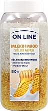 Düfte, Parfümerie und Kosmetik Badesalz mit Milch und Honig - On Line Milk & Honey Bath Salt