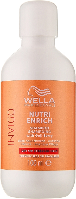 Pflegendes Shampoo mit Goji-Beere - Wella Professionals Invigo Nutri-Enrich Deep Nourishing Shampoo — Bild N1