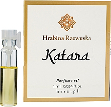 GESCHENK! Hrabina Rzewuska Katara - Parfum-Öl (Probe) — Bild N1