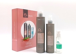 Haarpflegeset - Eva Professional E-Line Volume (Shampoo 300ml + Haarspray 150ml + Serum 50ml) — Bild N1