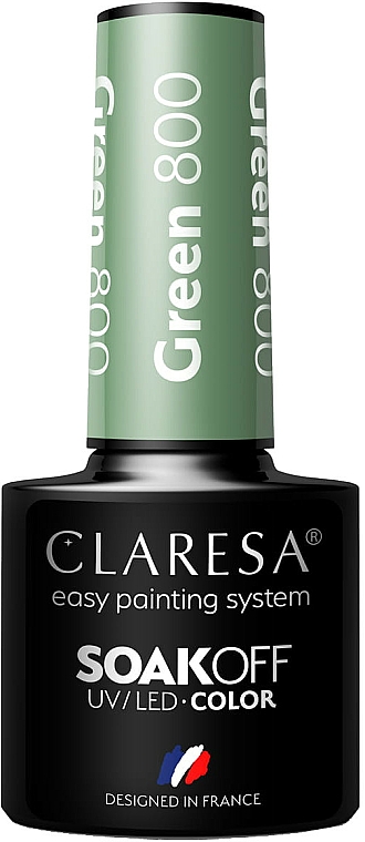 Gel Nagellack - Claresa Green SoakOff UV/LED Color — Bild N1