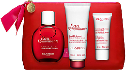 Düfte, Parfümerie und Kosmetik Clarins Eau Dynamisante - Duftset (Eau de Toilette 100ml + Körperlotion 100ml + Peeling 30ml + Kosmetiktasche 1 St.)