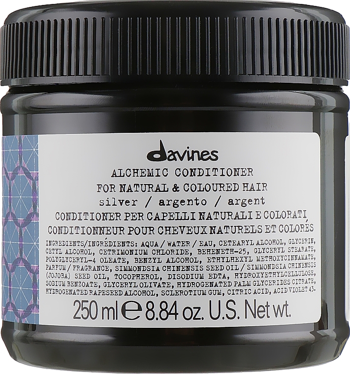 Conditioner für natürliches und gefärbtes Haar (Silver) - Davines Alchemic Conditioner — Bild N2