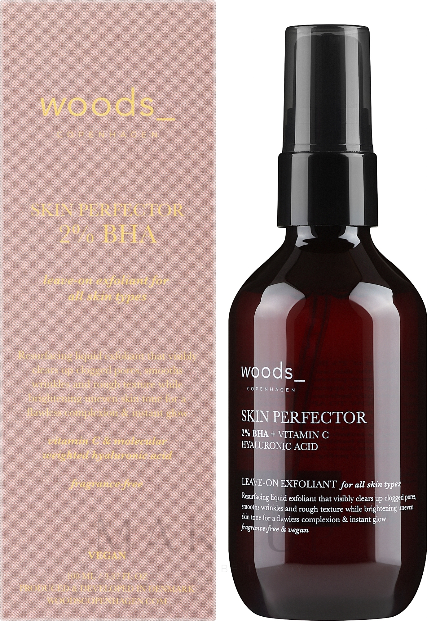 Exfolierendes Gesichtspeeling - Woods Copenhagen Skin Perfector 2% BHA — Bild 100 ml