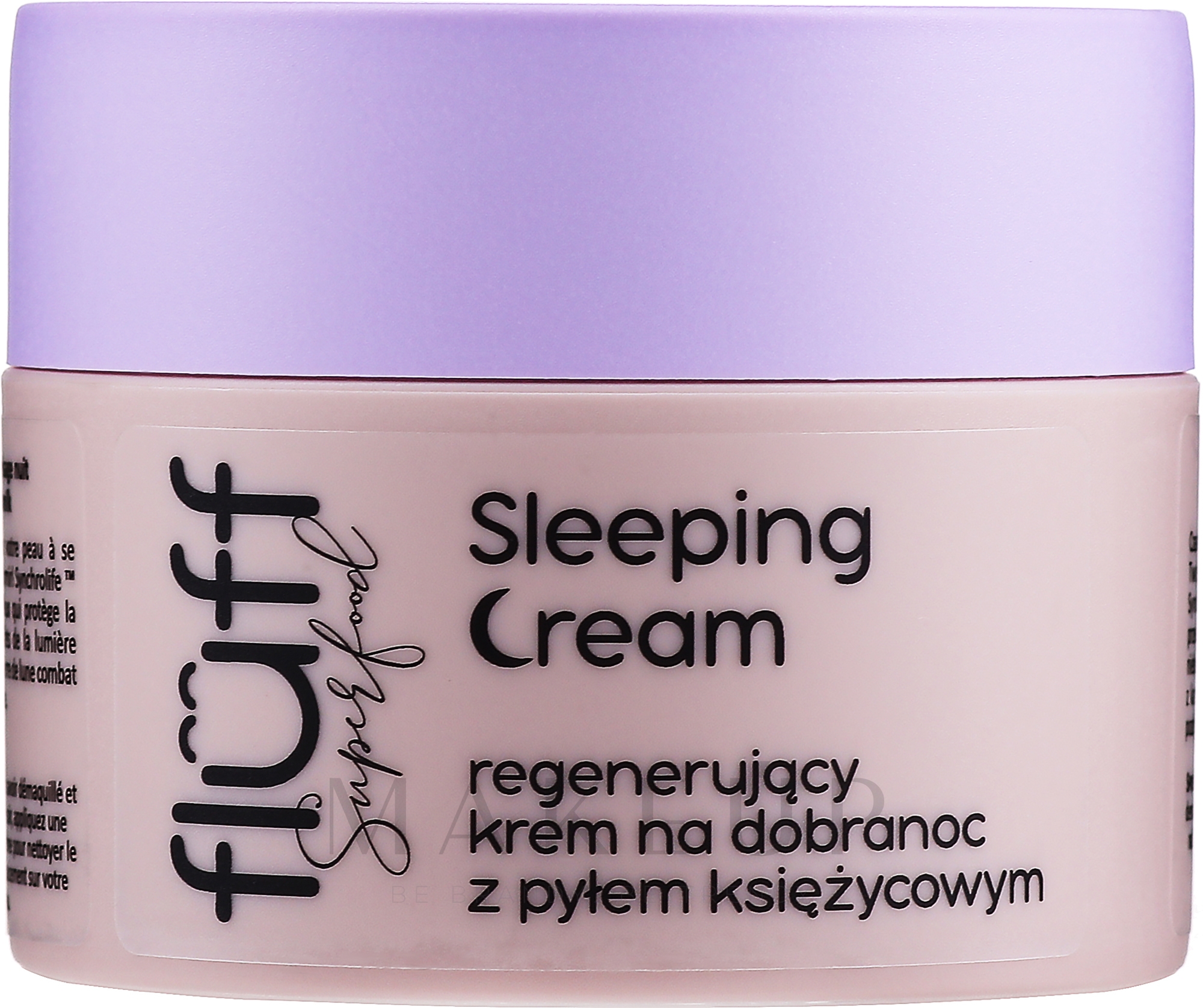 Regenerierende Nachtcreme mit Mondstaubextrakt - Fluff Sleeping Cream Moonmilk — Bild 50 ml