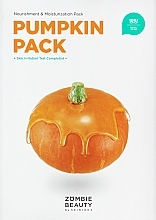 Tuchmaske für das Gesicht - SKIN1004 Zombie Beauty Pumpkin Pack — Bild N1