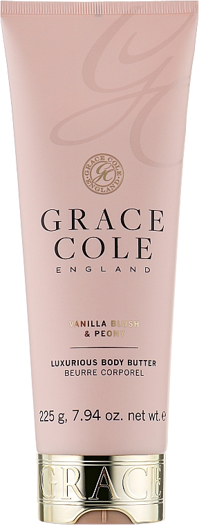 Körperbutter mit Vanille- und Pfingstrosenduft - Grace Cole Vanilla Blush & Peony Luxerious Body Butter — Bild N1