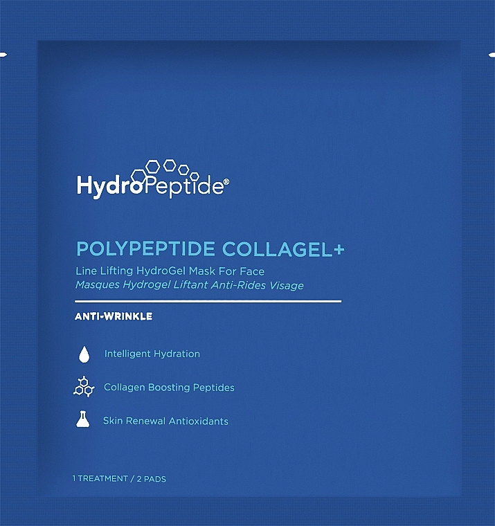 Anti-Falten-Hydrogelmaske für die Augenpartie - HydroPeptide PolyPeptide Collagel Mask For Eyes — Bild N5