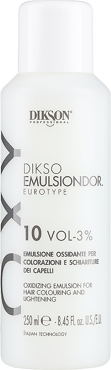 Entwicklerlotion 10 Vol (3%) - Dikson Tec Emulsiondor Eurotype 10 Volumi — Bild N1