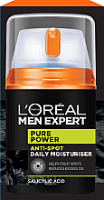 Feuchtigkeitscreme für das Gesicht gegen Hautunreinheiten - L'Oreal Paris Men Expert Pure Power Anti-Imperfection Moisturiser — Bild N2