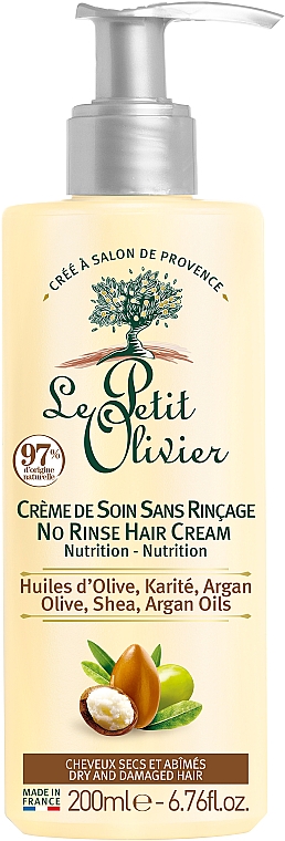 Creme mit Olivenöl, Arganöl und Sheabutter - Le Petit Olivier Olive Karite Argan Creme De Soin