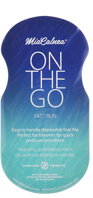 Einwegfeilen zur Fußpflege 10 St. Fast Run - MiaCalnea On The Go Fast Run — Bild N2
