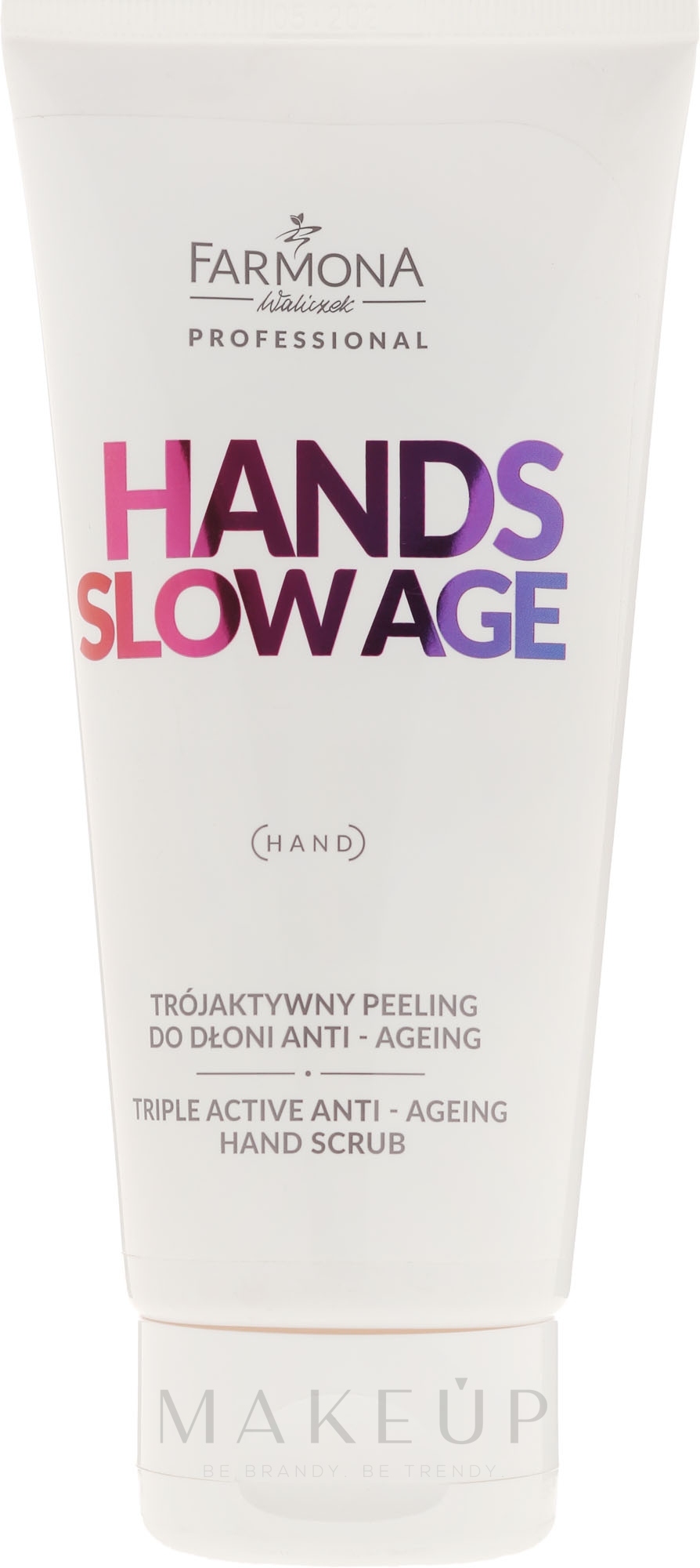Anti-Aging Handpeeling - Farmona Professional Hands Slow Age Triple Active Anti-Ageing Hand Scrub — Bild 200 ml