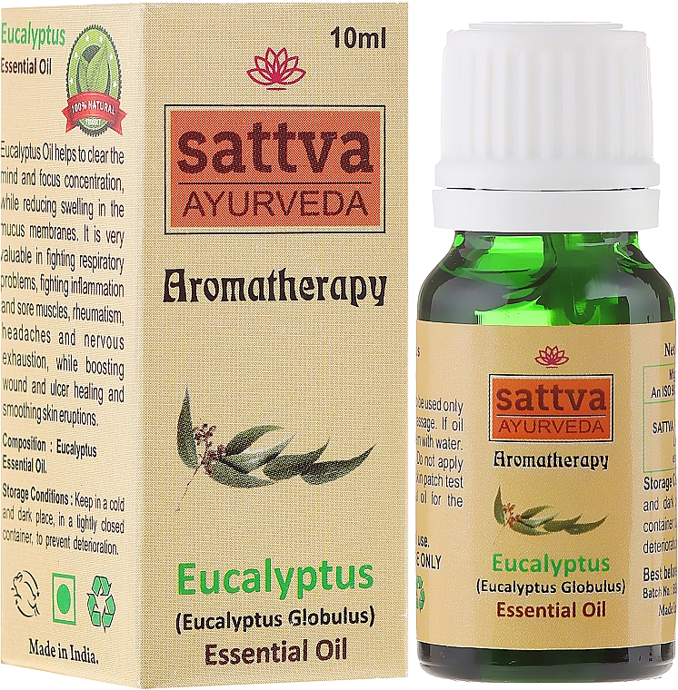 Ätherisches Eukalyptusöl - Sattva Ayurveda Eucalyptus Essential Oil — Bild N1