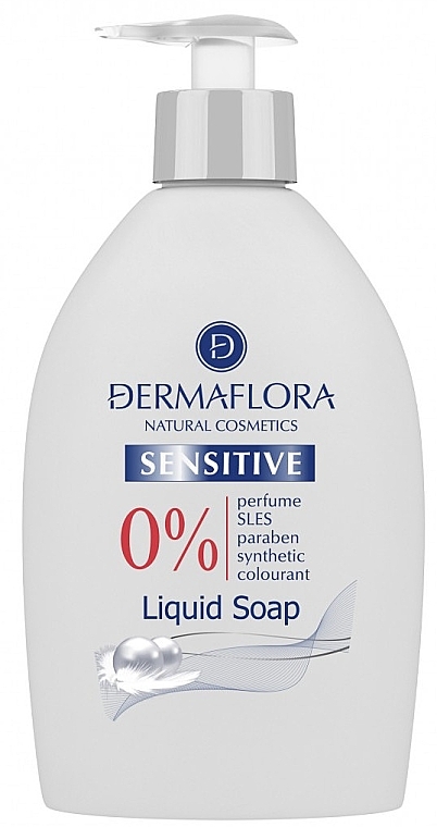Flüssige Handseife - Dermaflora Sensitive Natural Liquid Soap — Bild N1