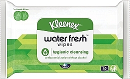 Düfte, Parfümerie und Kosmetik Feuchte antibakterielle Tücher Water Fresh 40 St. - Kleenex Water Fresh Wipes