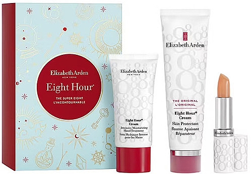 Körperpflegeset - Elizabeth Arden Eight Hour (b/cr/50ml + h/cr/30ml + l/balm/3,7g) — Bild N1