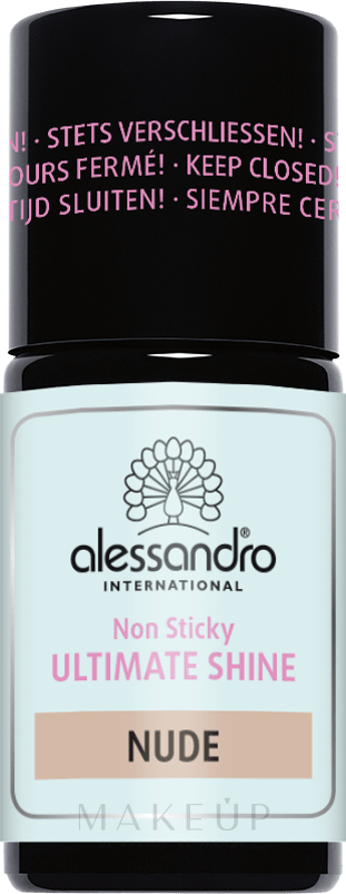 Glänzendes Versiegelungsgel - Alessandro International Ultimate Shine Non Sticky — Bild Nude