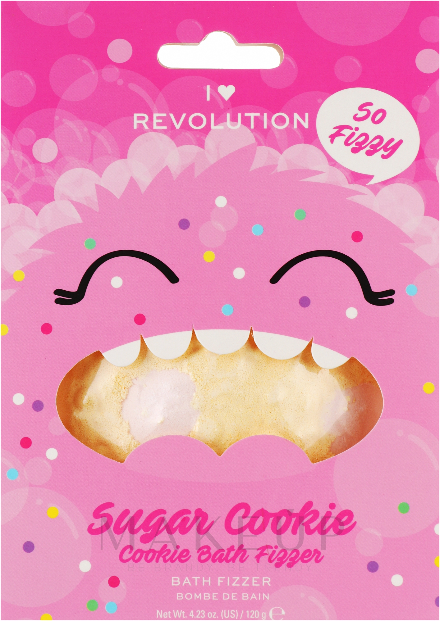 Badebombe Zuckerkeks - I Heart Revolution Sugar Cookie Cookie Bath Fizzer — Bild 120 g