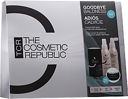 Düfte, Parfümerie und Kosmetik Set - The Cosmetic Republic Goodbye Bladness Black (h/spray/100ml + h/keratin fibers/12.5g + h/vitamins/125ml + comb/1pc)