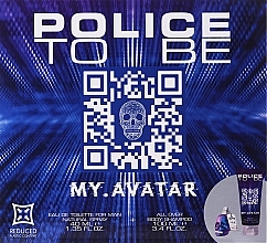 Duftset (Eau de Toilette 40ml + Shampoo 100ml)  - Police To Be My Avatar for Man  — Bild N1