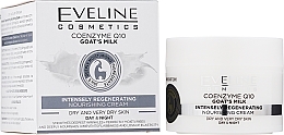 Regenerierende Gesichtscreme mit Coenzym Q10 und Ziegenmilch für trockene Haut - Eveline Cosmetics Goat's Milk Intensely Regenerating Cream — Bild N2