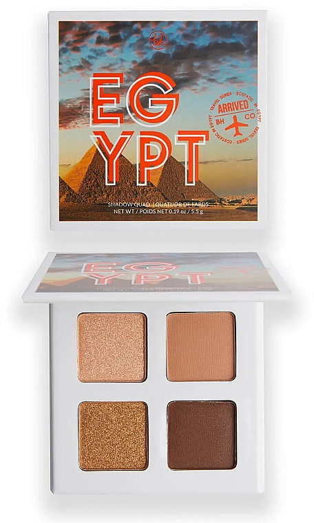 Lidschatten-Palette - BH Cosmetics Ecstatic in Egypt Shadow Quad — Bild N1