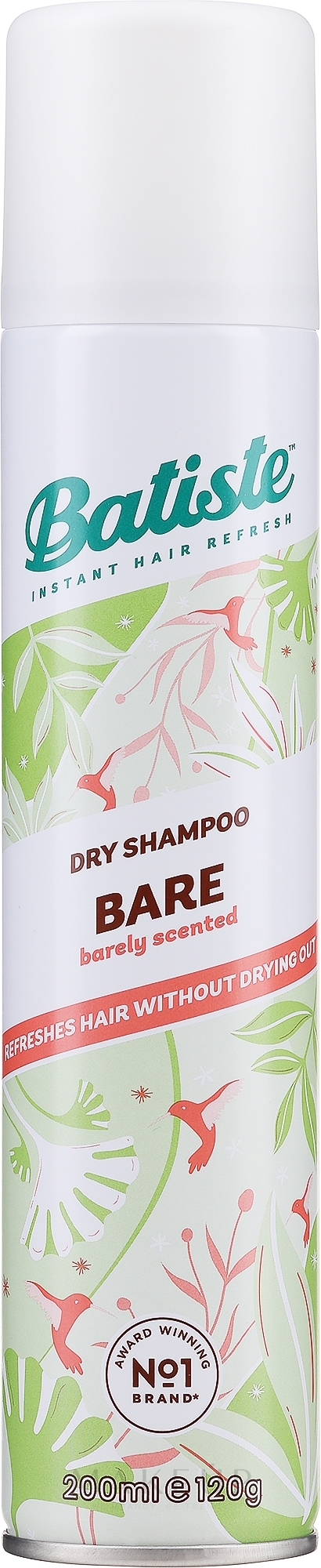 Trockenshampoo - Batiste Dry Shampoo Natural & Light Bare — Bild 200 ml