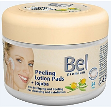 Düfte, Parfümerie und Kosmetik Feuchte Wattepads mit Peelingeffekt - Bel Premium Peeling Lotion Jojoba Pads