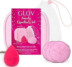 Gesichtsset - Glov Beauty Essentials Set (Make-up Schwamm 1 St. + Pads 3 St. + Kosmetiktasche) — Bild N1