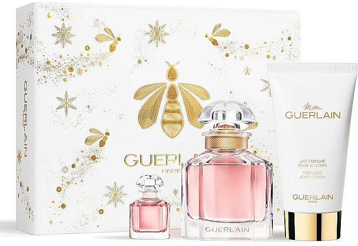 Guerlain Mon Guerlain - Duftset (Eau de Parfum 50ml + Eau de Parfum mini 5ml + Parfümierte Körperlotion 75ml) — Bild N1