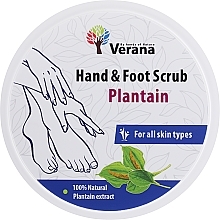 Düfte, Parfümerie und Kosmetik Hand- und Fußpeeling - Verana Hand & Foot Scrub Plantain