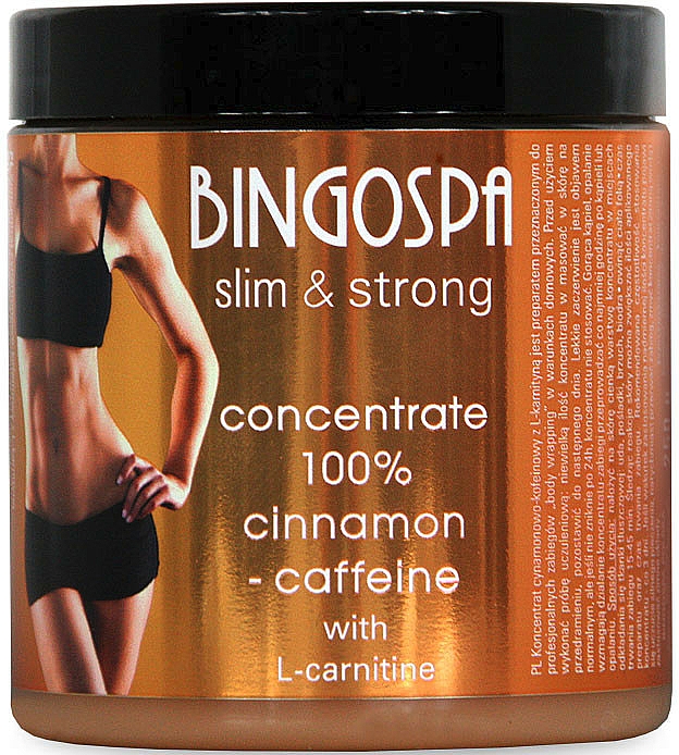 100% Zimt-Koffein-Konzentrat gegen Cellulite mit L-Carnitin - BingoSpa Concentrate 100% Cinnamon Caffeine-L-Carnitine