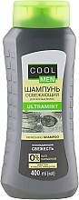 Düfte, Parfümerie und Kosmetik Erfrischendes Shampoo für fettiges Haar mit Menthol und Mandelöl - Cool Men Ultramint