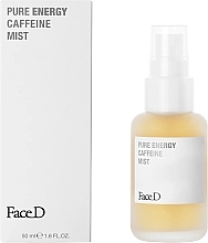 Düfte, Parfümerie und Kosmetik Koffein-Gesichtsnebel - FaceD Pure Energy Caffeine Mist