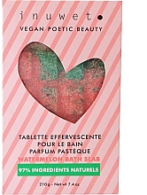Düfte, Parfümerie und Kosmetik Sprudelbad-Tabletten Wassermelone - Inuwet Tablette Bath Bomb Watermelon