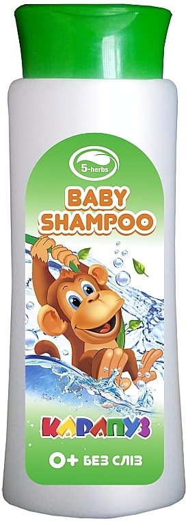 Babyshampoo Affe mit Extrakt aus 5 Kräutern - Karapuz — Bild N1